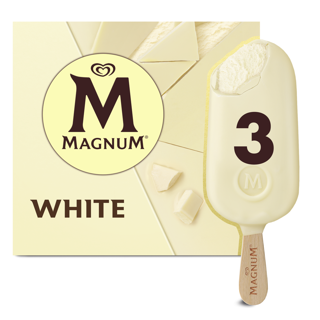 Magnum White Chocolate Ice Cream Bars