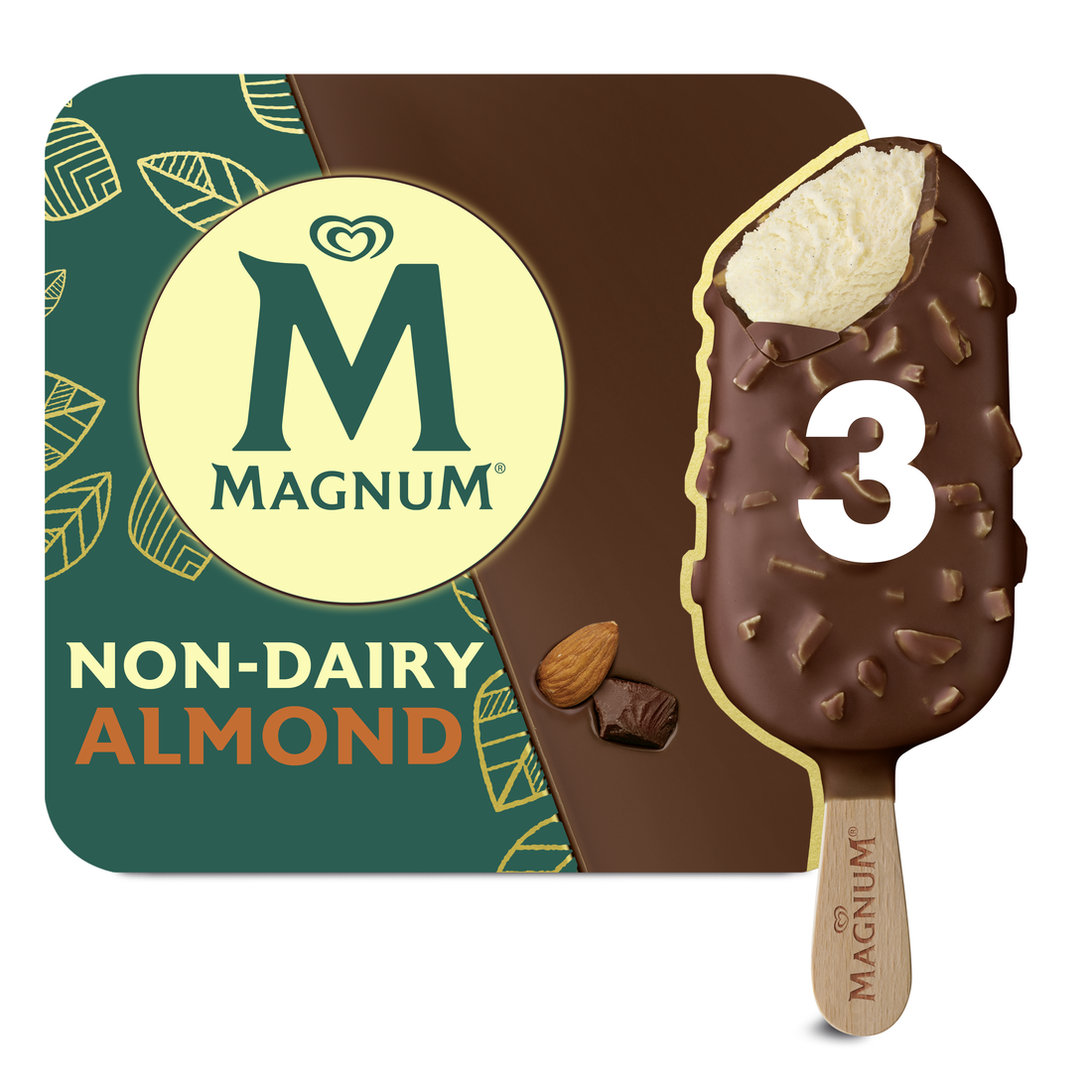 Magnum Non-Dairy Almond Frozen Dessert Bars