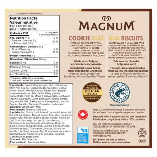 Magnum Cookie Duet Ice Cream Bars