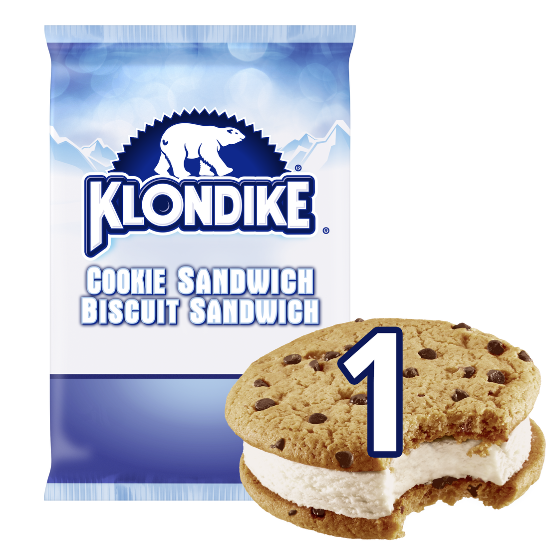 Klondike Chocolate Chip Cookie Sandwich