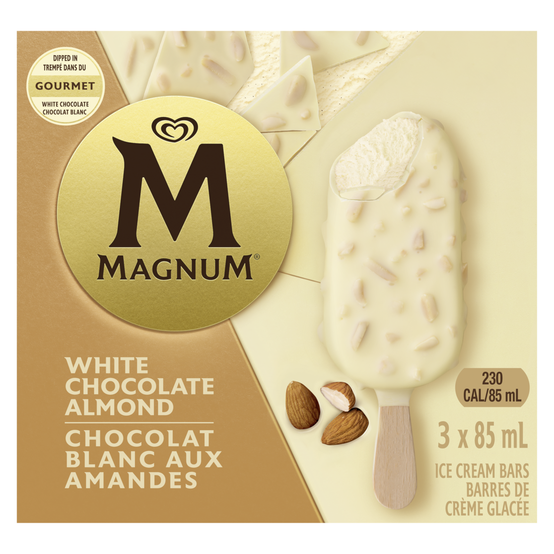  Magnum White Chocolate Almond Ice Cream Bars