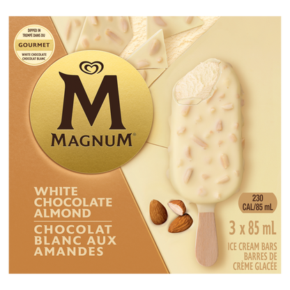  Magnum White Chocolate Almond Ice Cream Bars