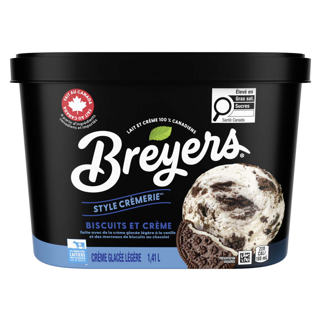 Breyers Creamery Style Cookies & Cream Light Ice Cream