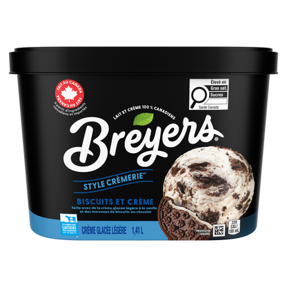 Breyers Creamery Style Cookies & Cream Light Ice Cream