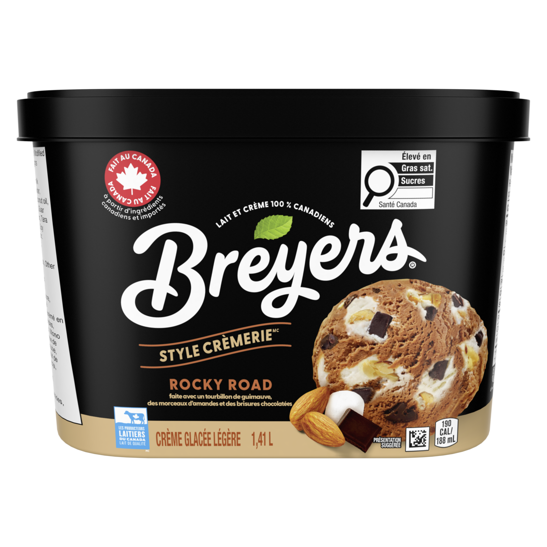 Breyers Creamery Style Rocky Road Ice Cream