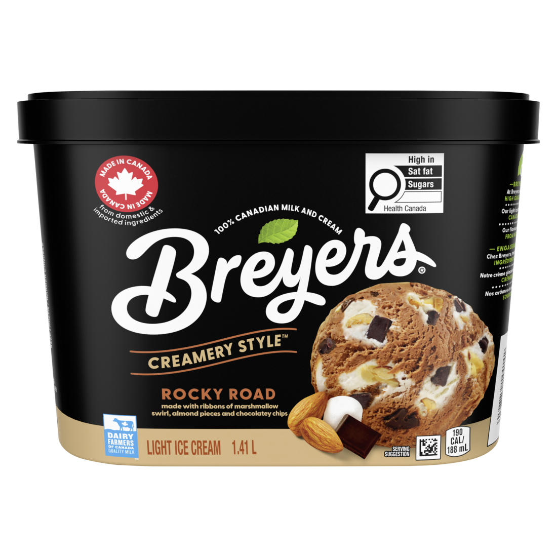 Breyers Creamery Style Rocky Road Ice Cream