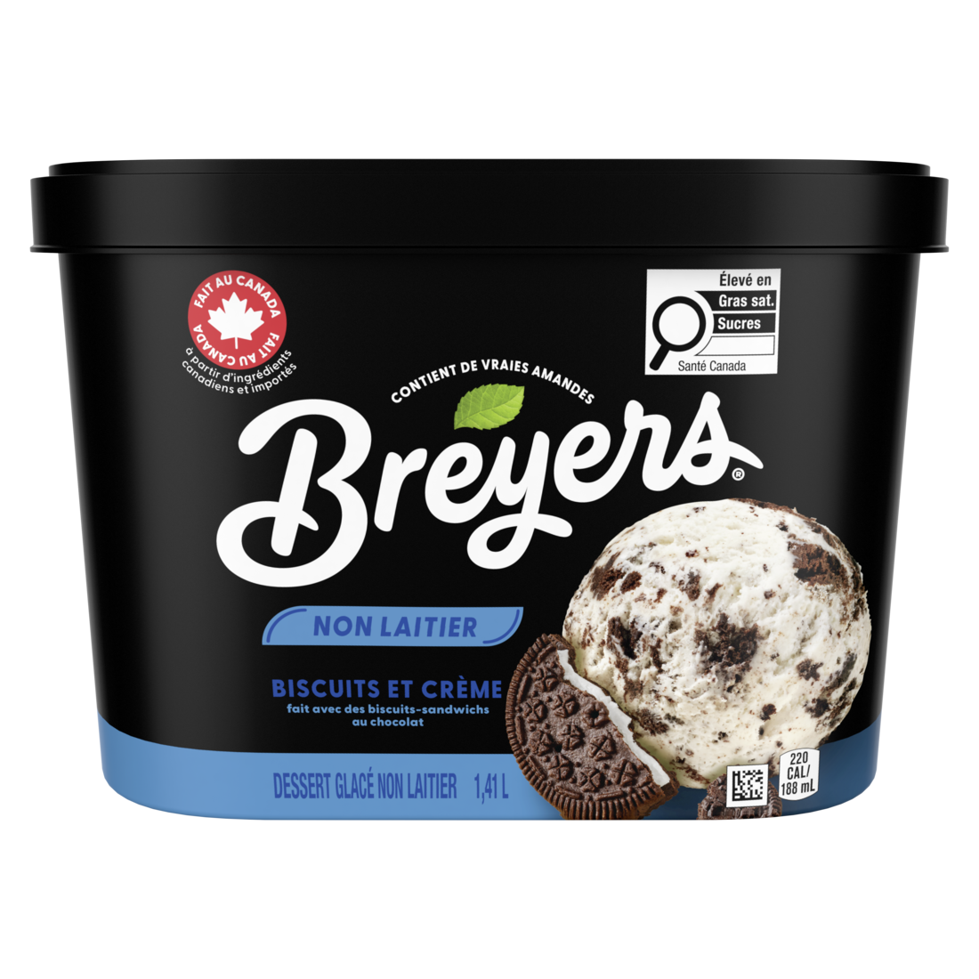 Breyers Non-Dairy Cookies & Crème Frozen Dessert