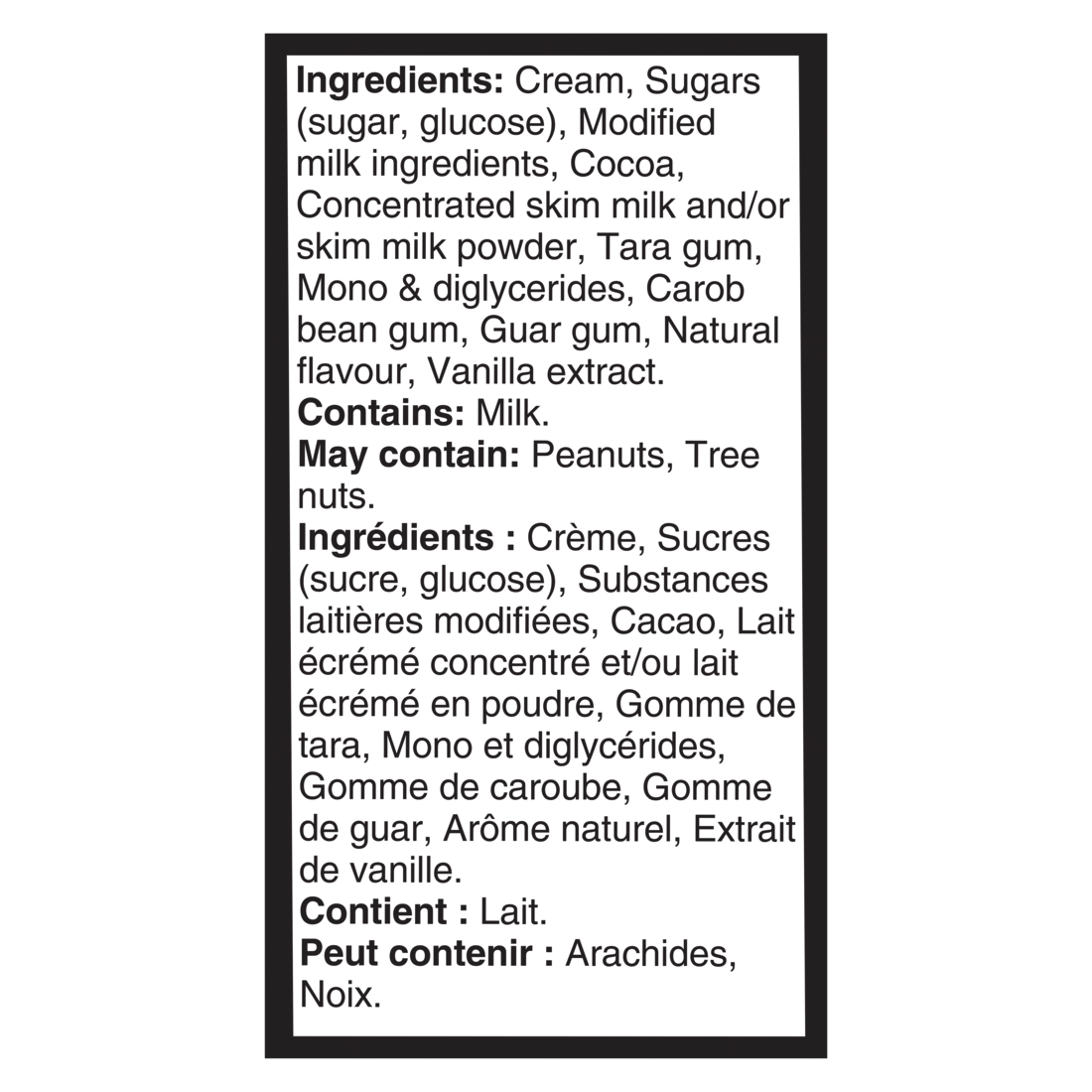 Ingredients