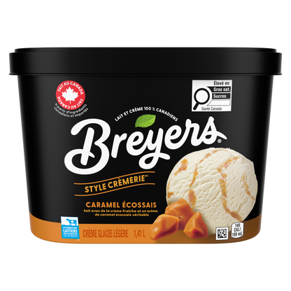 Breyers Creamery Style Butterscotch Ripple Light Ice Cream