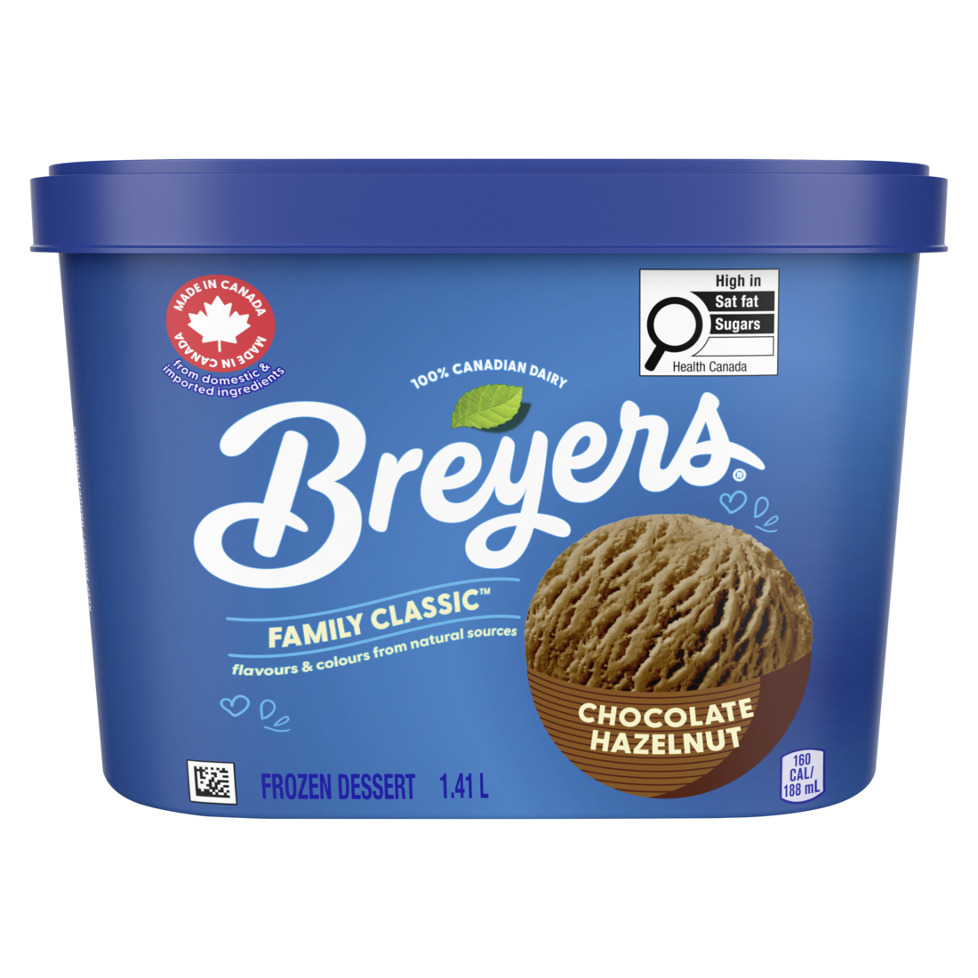 Breyers Family Classic Chocolate Hazelnut Frozen Dessert