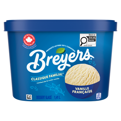 Dessert glacé Breyers® Classique familial Vanille française 1,41 L