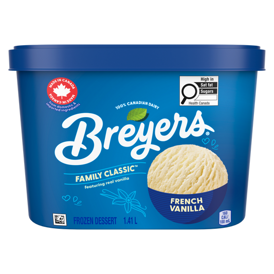 Dessert glacé Breyers® Classique familial Vanille française 1,41 L