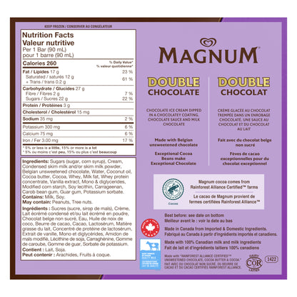 Magnum Double Chocolate Ice Cream Bars