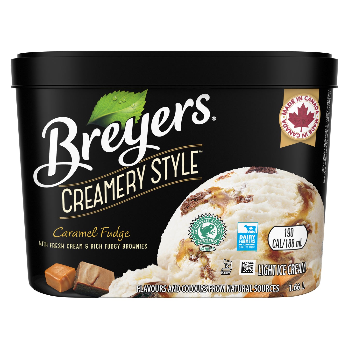 Breyers Creamery Style Caramel Fudge 