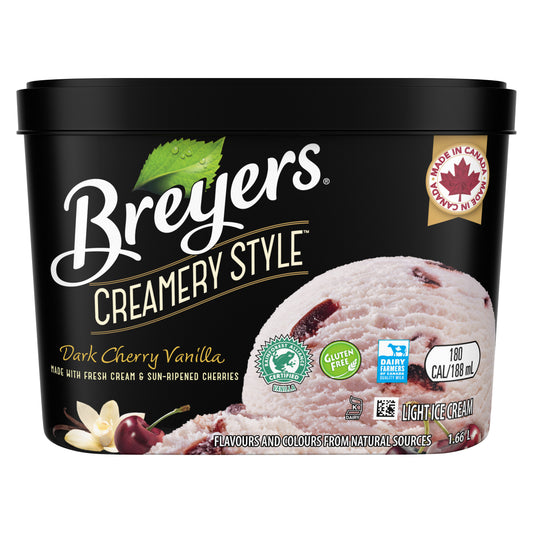 Breyers Creamery Style Dark Cherry Vanilla