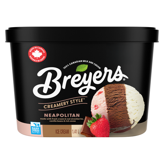 Crème glacée Breyers Style Crèmerie Napolitane