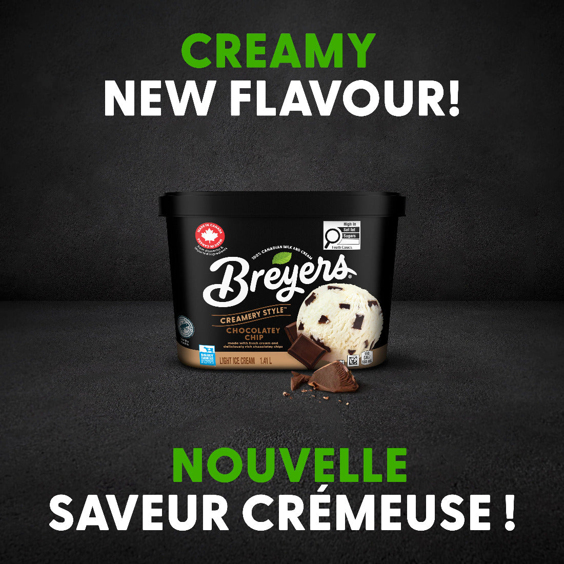 Breyers Creamery Style Chocolatey Chip Light Ice Cream