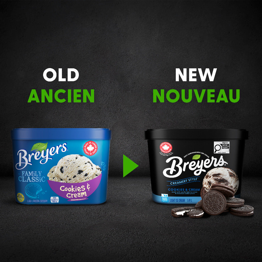 Breyers Creamery Style Cookies & Cream Light Ice Cream