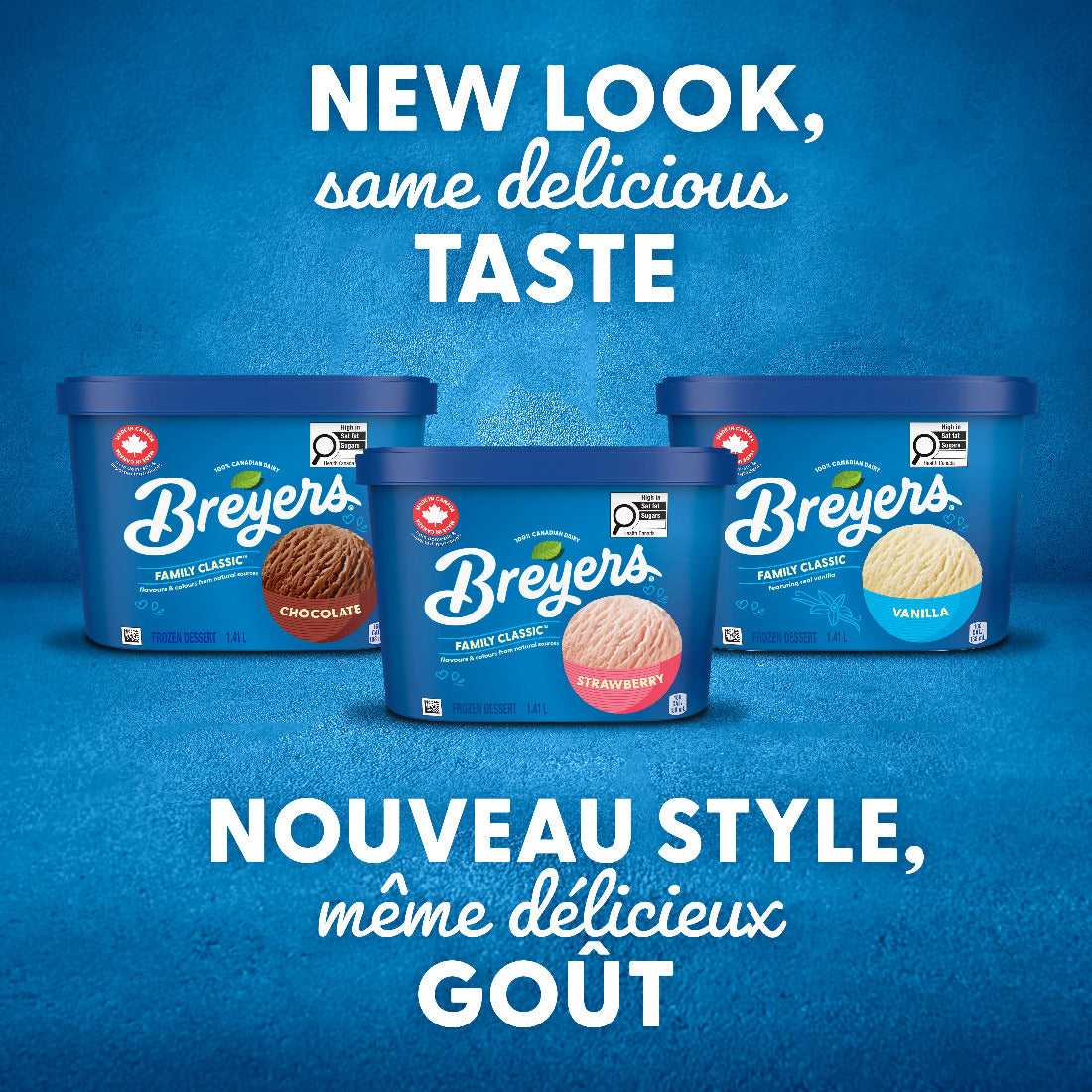 Dessert glacé Breyers® Classique familial Vanille française 1,41 L