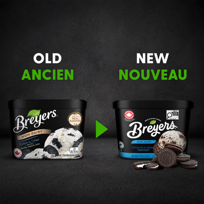 Breyers Non-Dairy Cookies & Crème Frozen Dessert