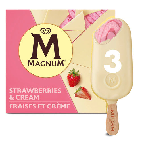 Magnum Classic Strawberries And Cream Ice Cream Bars Unilever Canada